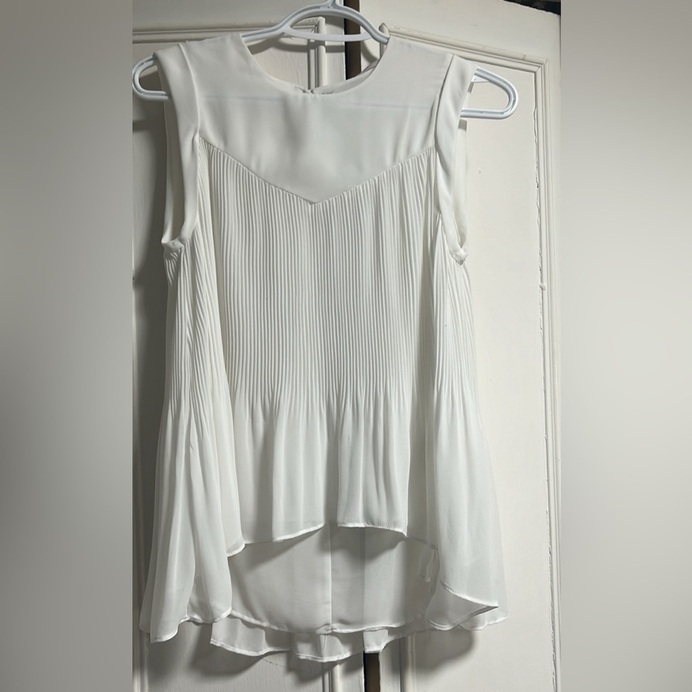 Zara white top
